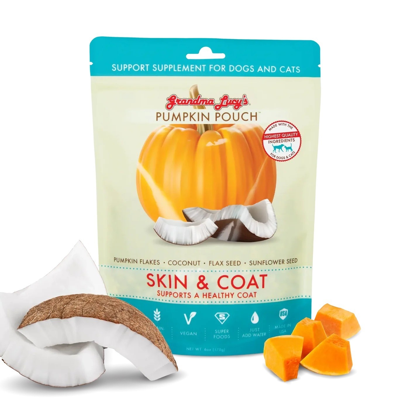 Grandma Lucys Grandma Lucys Pumpkin Pouch Skin & Coat 6oz