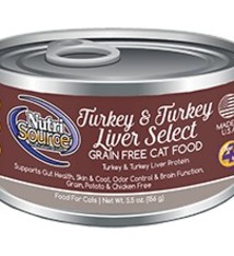 Nutrisource Nutrisource Turkey & Turkey Liver Select Grain Free For Cats