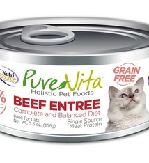 Pure Vita Pure Vita Beef Entree Grain Free for Cats