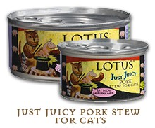 Lotus Pet Foods Lotus Just Juicy Pork Stew For Cats