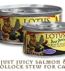 Lotus Pet Foods Lotus Just Juicy Salmon Pollock Stew For Cats