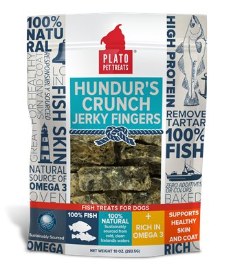 Plato Pet Treats Plato Hundur's Crunch Jerky Fingers