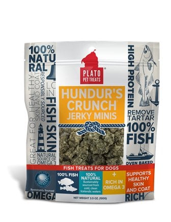 Plato Pet Treats Plato Hundur's Crunch Jerky Mini's