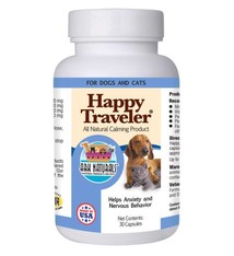 Ark Naturals Ark Naturals Happy Traveler Calming Product for Dogs and Cats, 30 Capsules