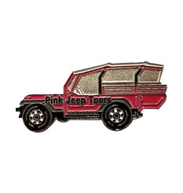 THE PIN CENTER METAL JEEP MAGNET