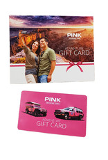 PINK JEEP TOURS GIFT CARD VARIOUS AMOUNTS