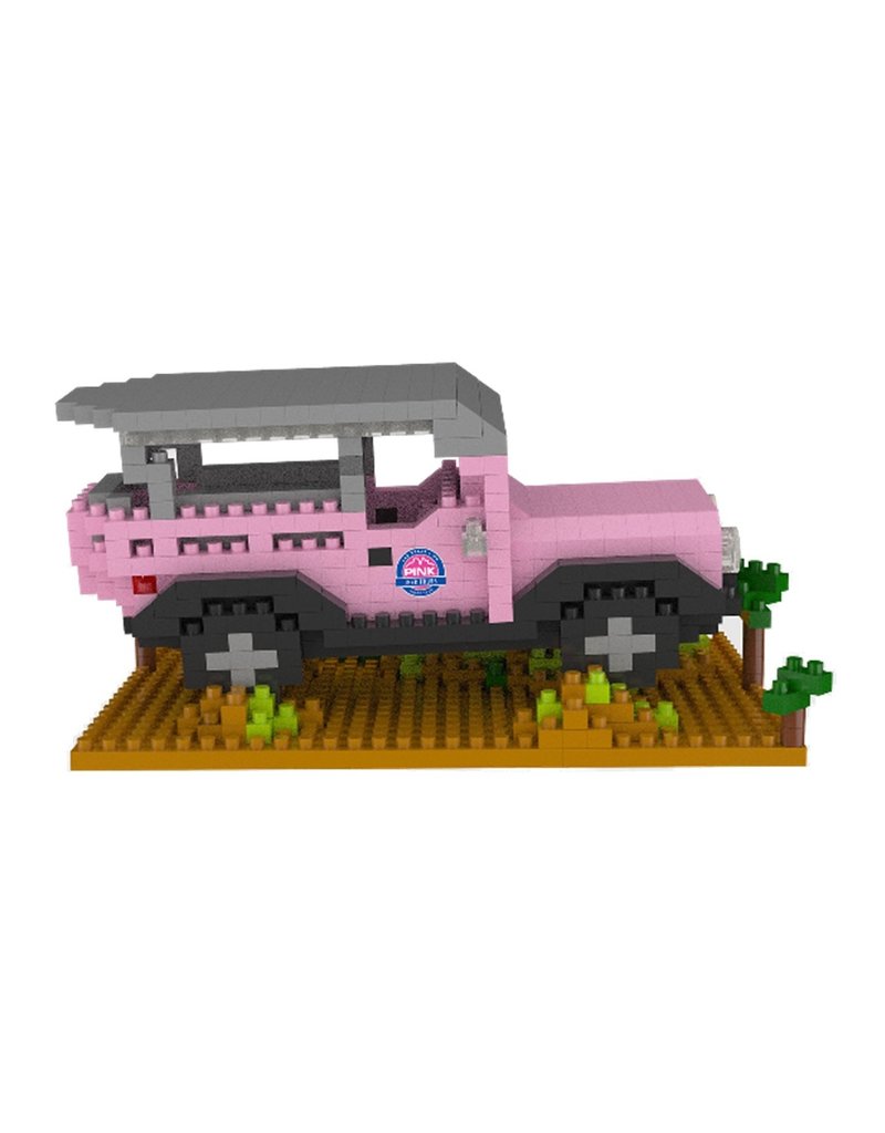 IMPACT PINK JEEP MINI BUILDING BLOCKS