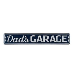 OPEN ROAD BRANDS DADS GARAGE CLASSIC EMBOSSED TIN SIGN