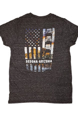 ARG/SHERRY MANUFACTURING CO. INC. SEDONA OFF ROAD FLAG TEE BLACK