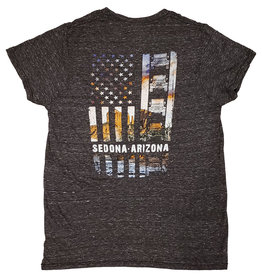 ARG/SHERRY MANUFACTURING CO. INC. SEDONA OFF ROAD FLAG TEE BLACK