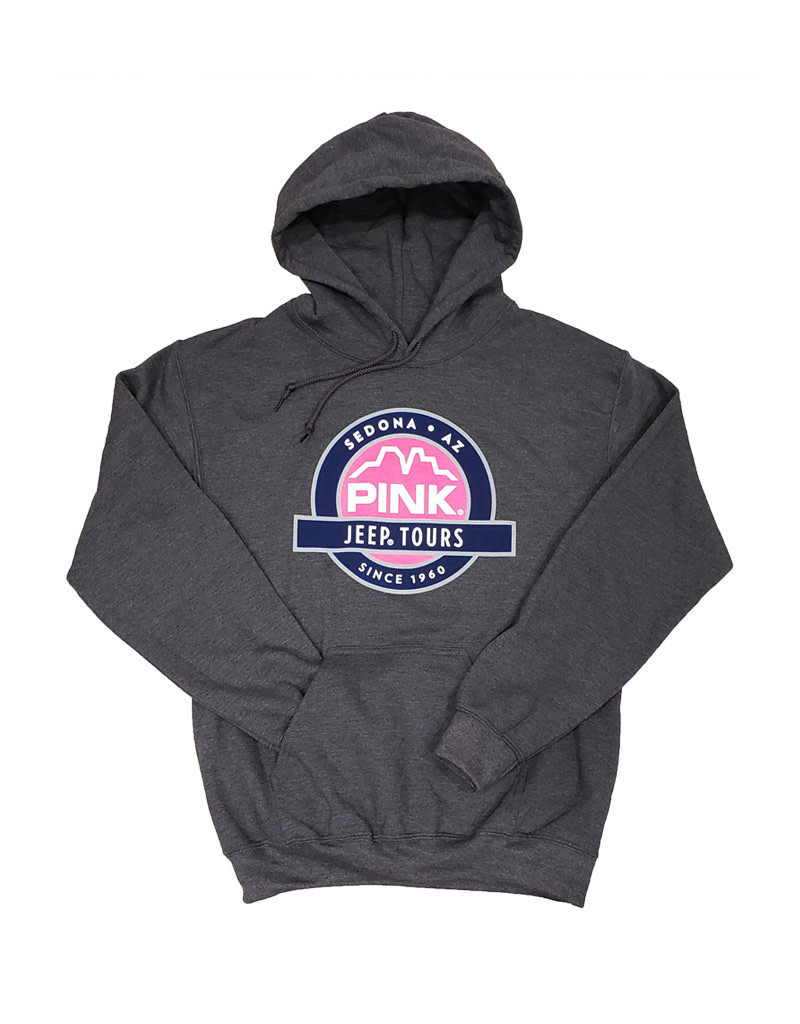 PERRIN INC. SEDONA LOGO HOODIE DARK HEATHER