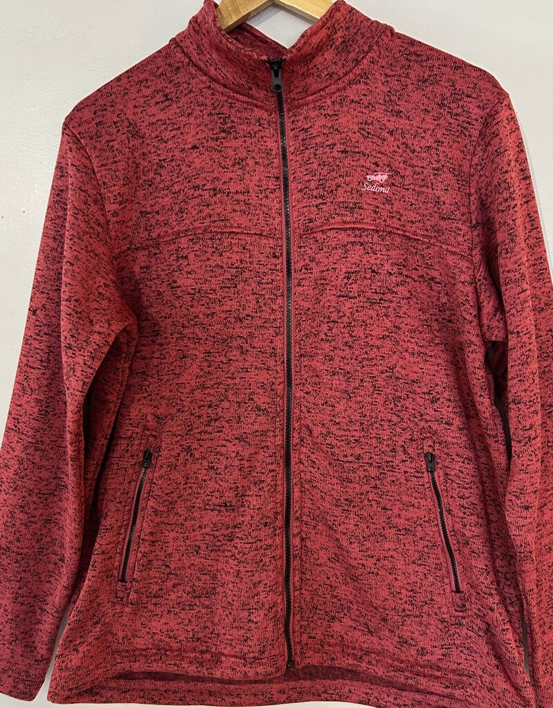 PRAIRIE MOUNTAIN SEDONA JACKET FULL ZIP MSWF217 CRANBERRY