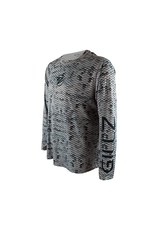 Gillz Gillz Men's LS Extreme Scales AOP High Rise Grey