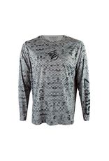 Gillz Gillz Men's LS Extreme Scales AOP High Rise Grey