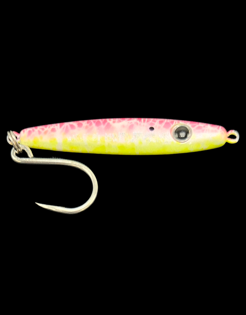 Precious Metal Lures Precious Metal Lures Blitz Jig Pink Chartreuse 3/4oz