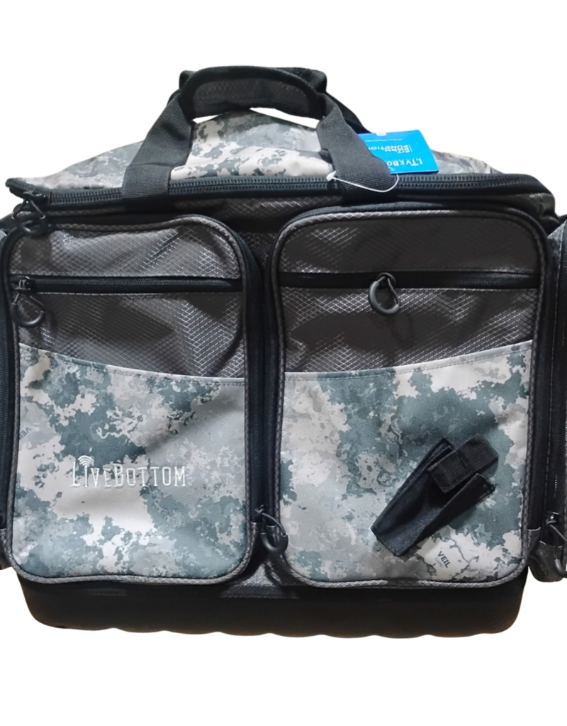 LiveBottom Livebottom ST-6214GY Ledge Camo Tackle Bag- Grey