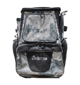 LiveBottom Livebottom ST-6212GY Shoals Fishing Backpack -Grey