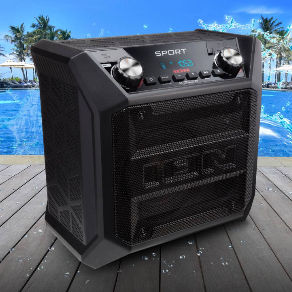 ION Audio Tailgater Sport Portable Karaoke Bluetooth Speaker IPA84