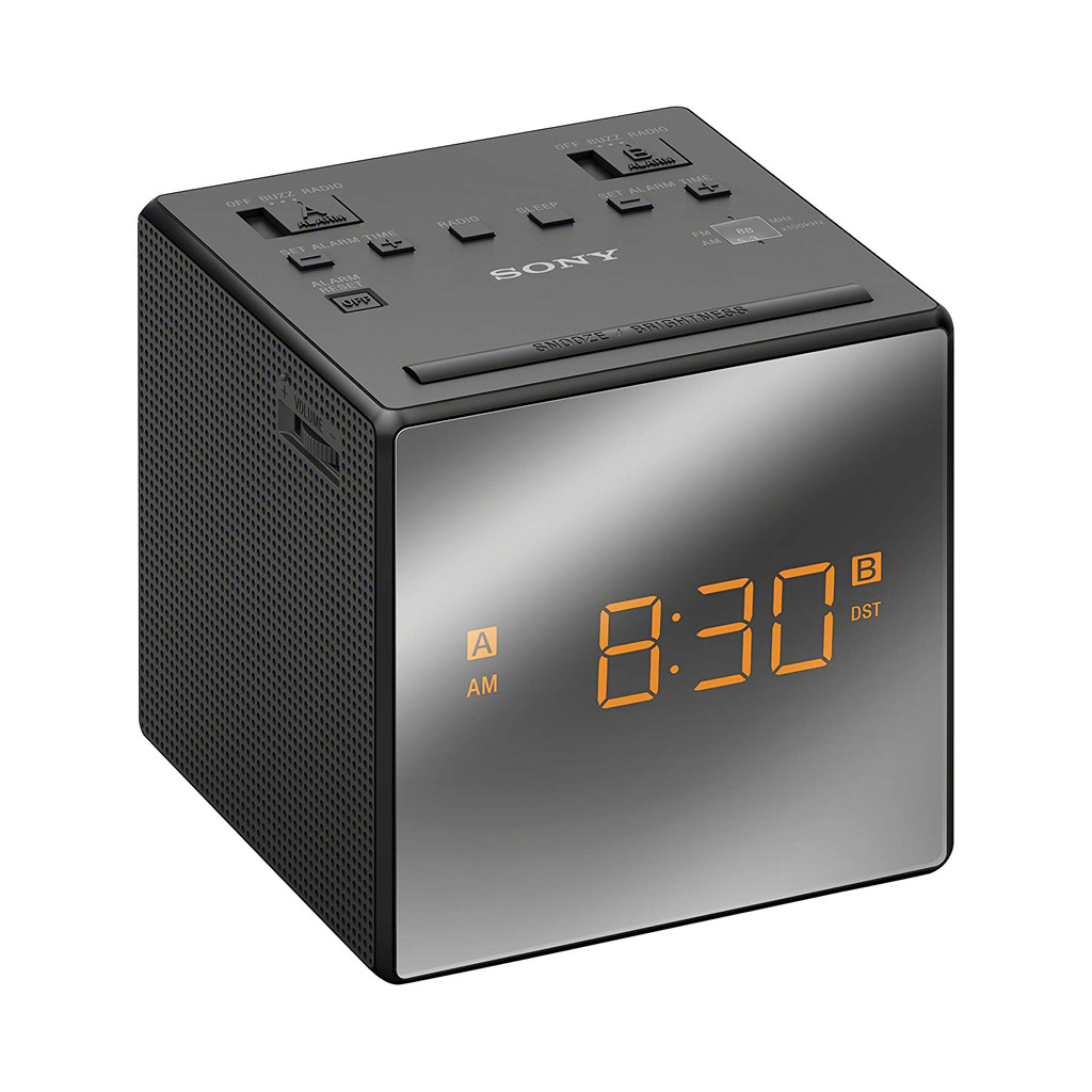 Sony ICFC-1 Alarm Clock Radio LED Black - OpenBox.ca