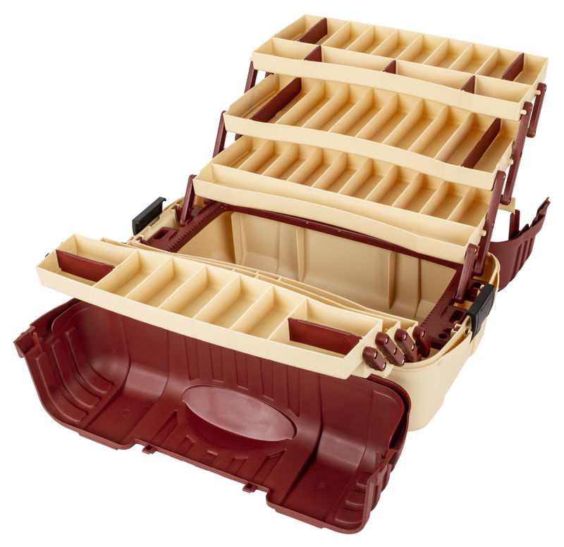 Flambeau Tackle Box (7 Tray, Hip Roof, 61 Compartments) 2059 - Poco  Military and Outdoor