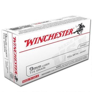 Winchester Winchester Target 9MM Luger 115 Grain FMJ (#Q4172)