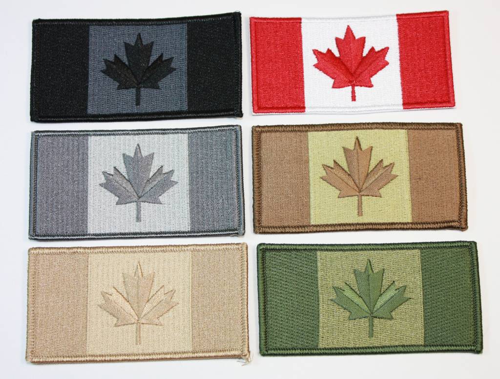 CPK Small Canadian Flag Patch 1 x 2 - Poco Military and 