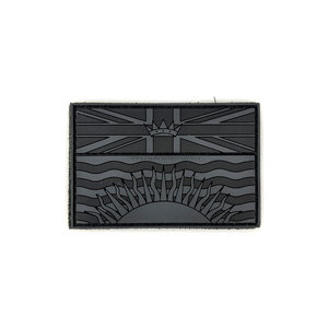 Tactical Innovations BC Flag Patch (Black/Grey ) PVC (2" x 3")