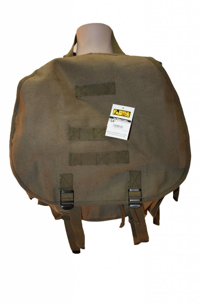 world famous canvas backpack