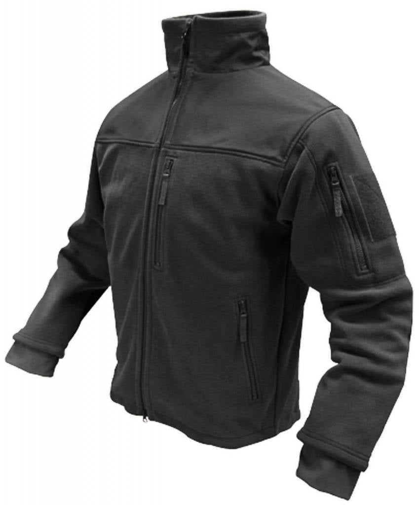 Condor Alpha Fleece Jacket - Black - POCO Military and Outdoor