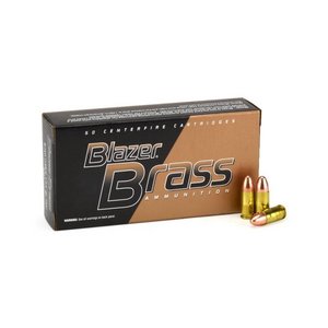 Blazer/CCI Blazer Brass 9mm Luger 124 Grain FMJ (#5201)