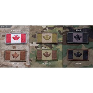 Milspec Monkey Canadian Flag Patch (3" x 1.6") Woven