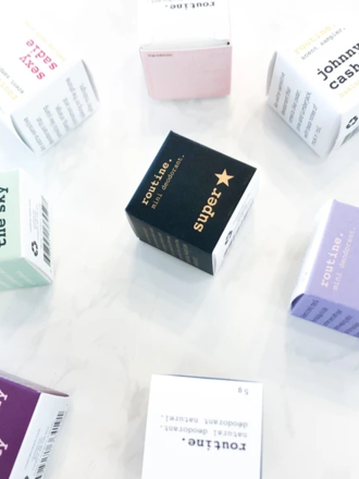 routine. Mini Natural Deodorants - 5g