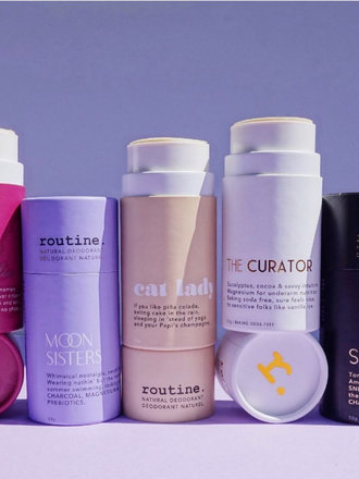 routine. The Curator BSF 50g Deodorant Stick routine. The Curator BSF 50g Deodorant Stick