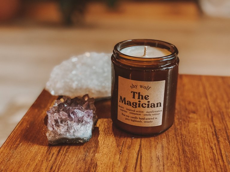 Shy Wolf The Magician - 8oz Soy Candle