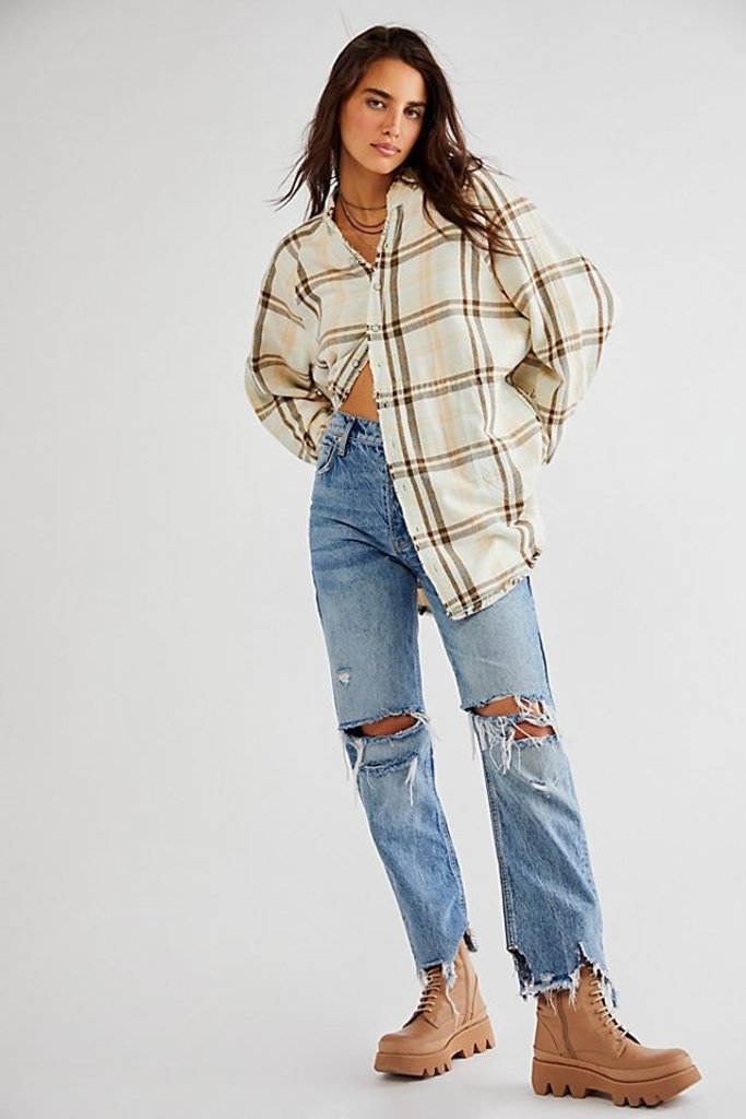 Summer Daydream Plaid Buttondown 