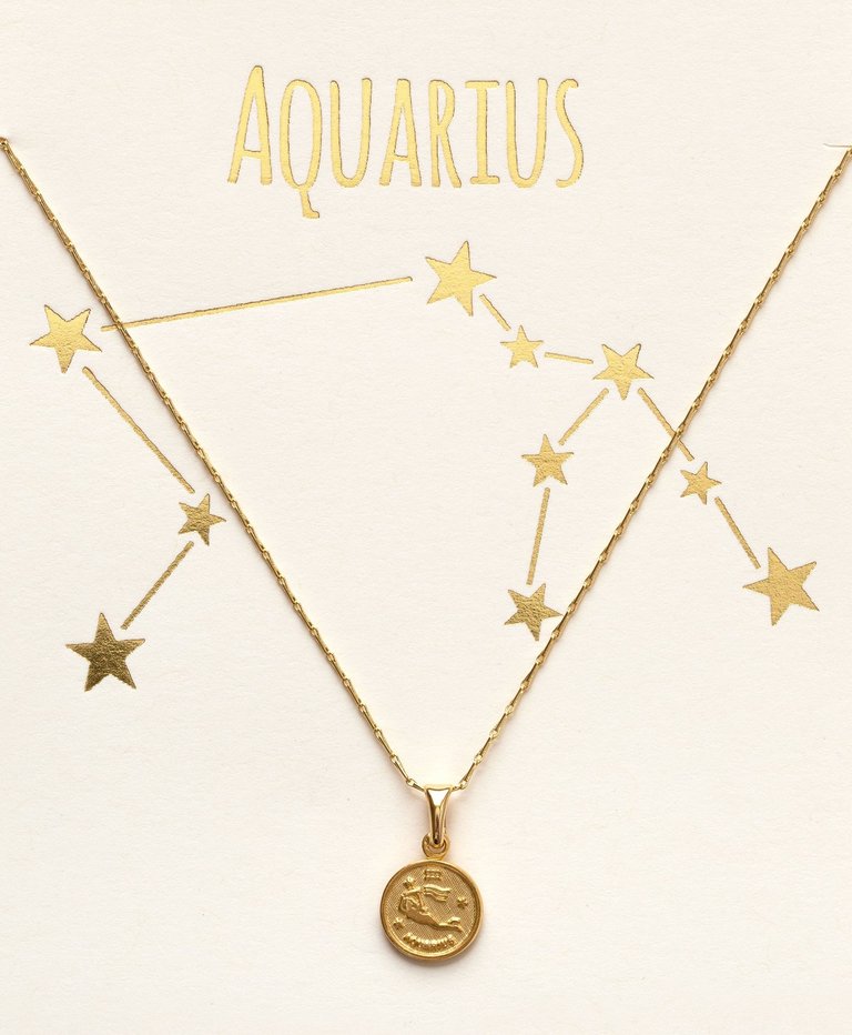 Amano Studio Jewelry Zodiac Medallion Necklace