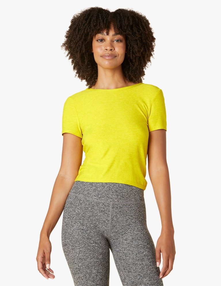 Beyond Yoga Featherweight Twist Out Tee
