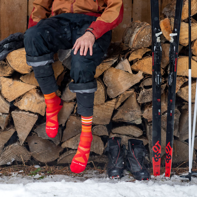Darn Tough Men's Oslo Nordic Boot Lightweight Ski & Snowboard Sock