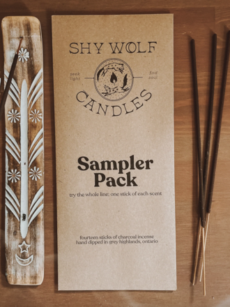 Shy Wolf Incense Sampler Pack Shy Wolf Incense Sampler Pack