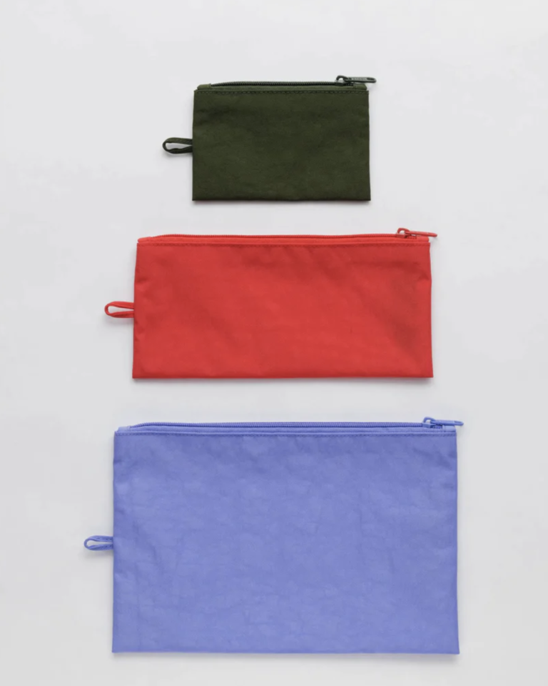 Baggu Flat Pouch Set - Bouquet