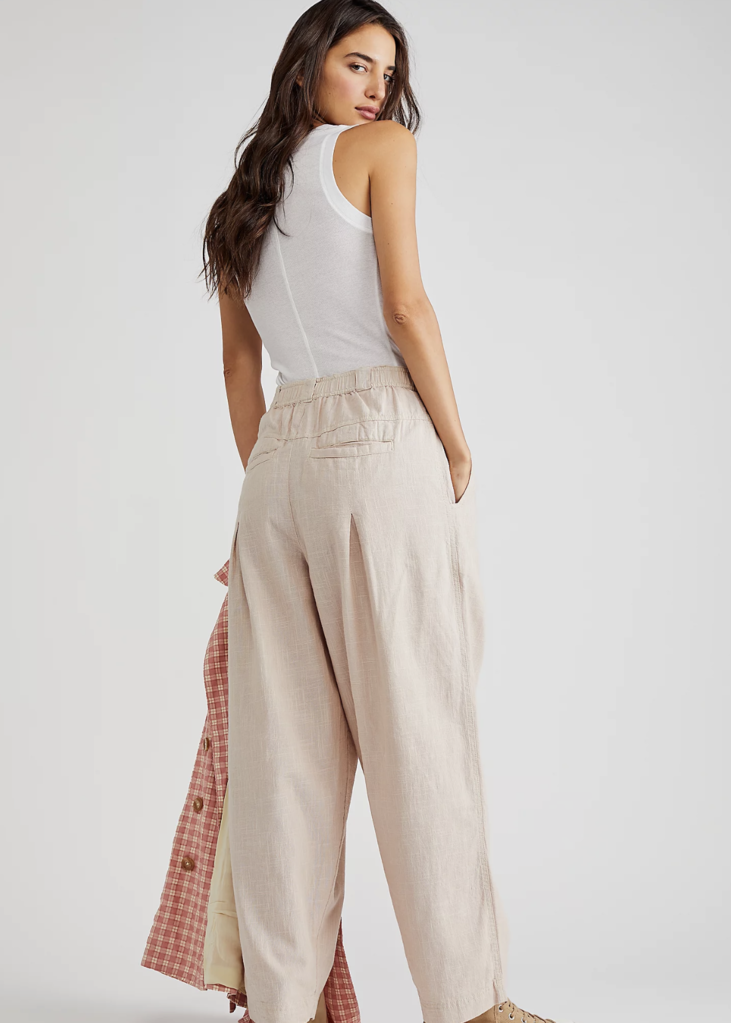 Free People Lotta Love Linen Trouser