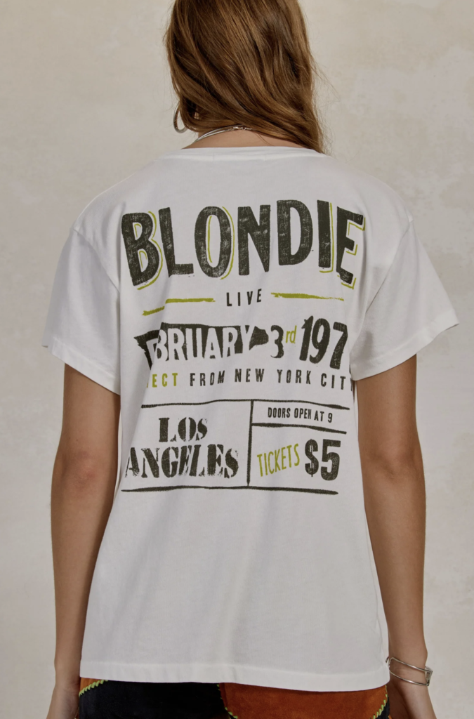 Daydreamer Blondie Live 1977 Tee