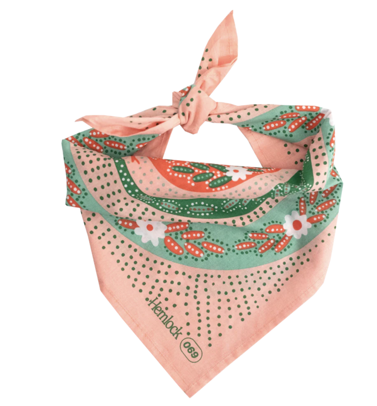 Hemlock Goods No. 069 Snakes Pink Bandana