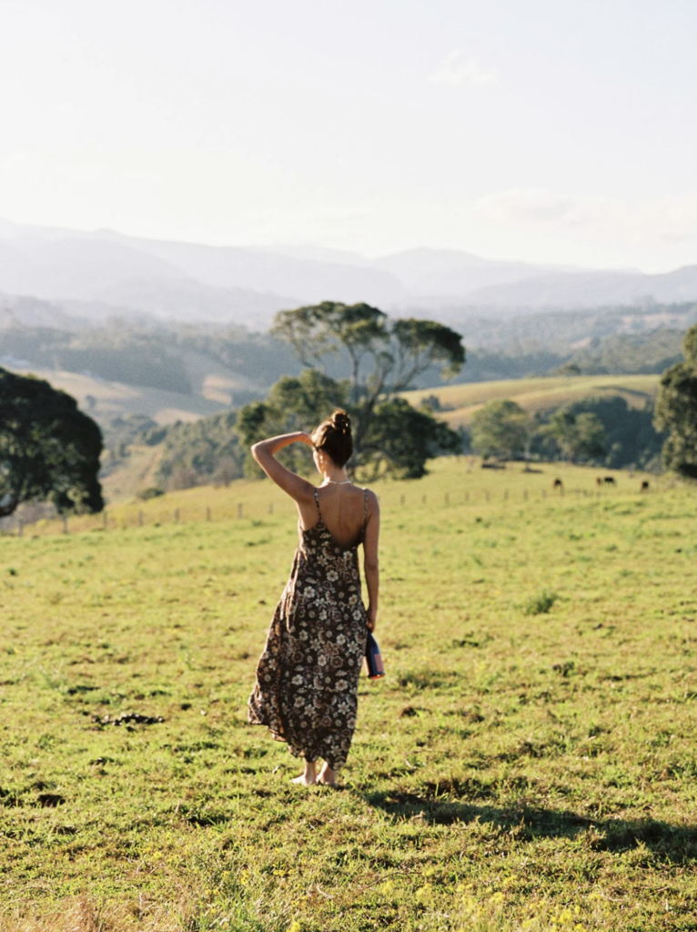 Rhythm Cantabria Floral Tiered Midi Dress