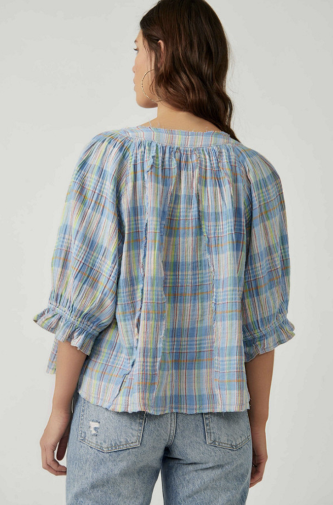 Free People Lucy Swing Plaid