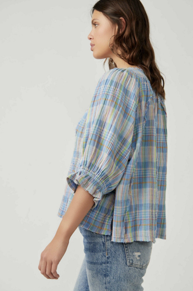 Free People Lucy Swing Plaid