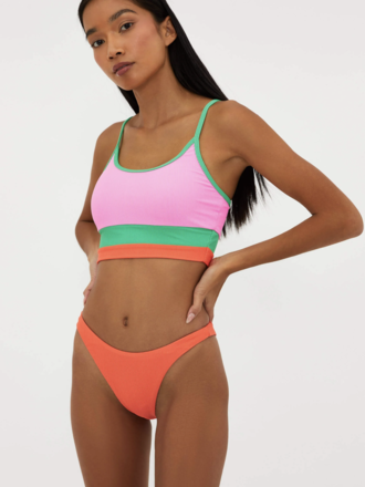 Tops  la Vie en Rose Womens LILYPAD Recycled Fibers D Cup Balconette  Bikini Top Sage - Amanda Balena
