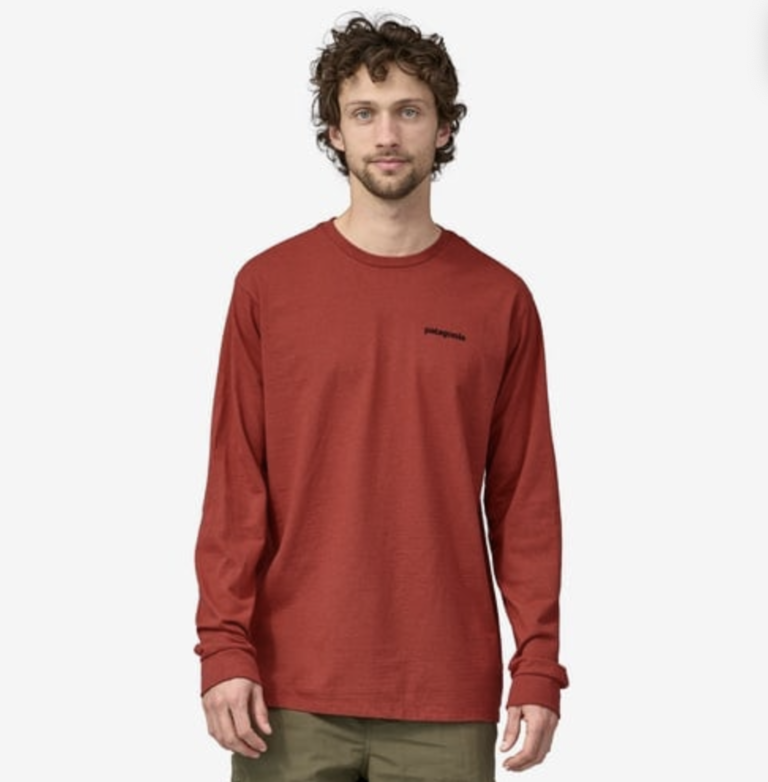 Patagonia M's Long-Sleeved P-6 Logo Responsibili-Tee