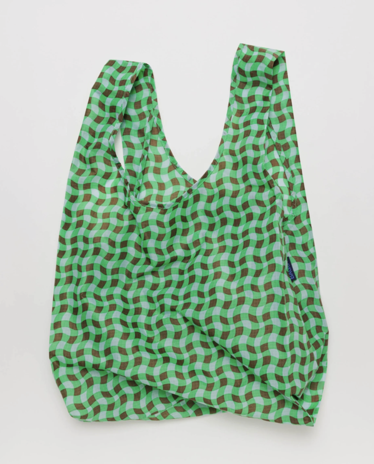 Baggu Standard Baggu - Wavy Gingham Green