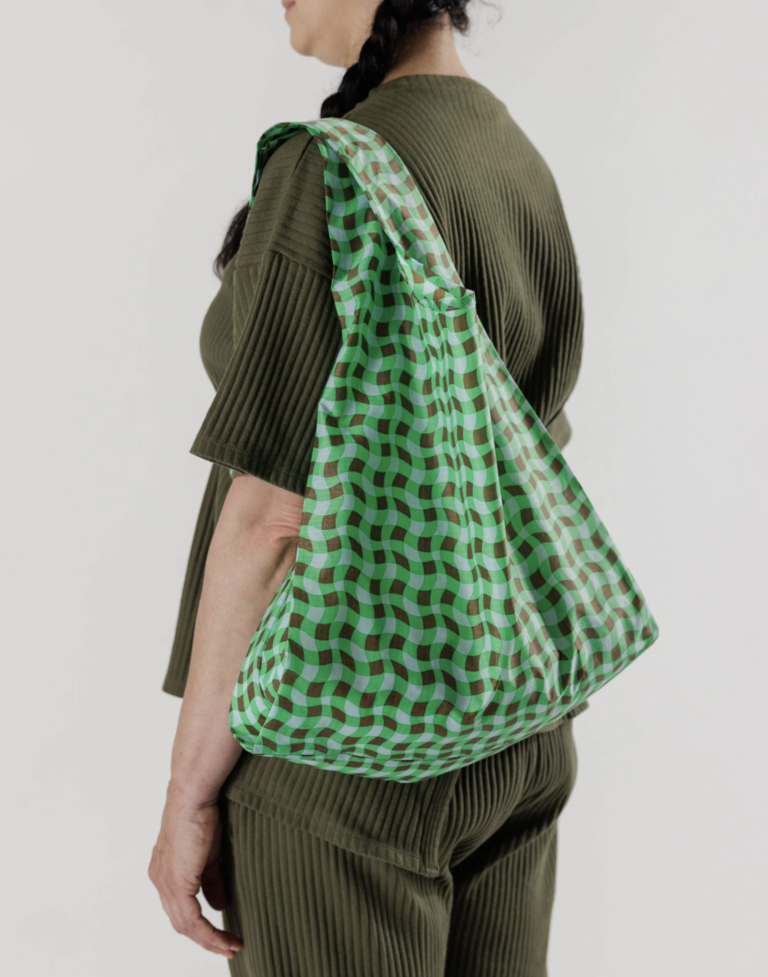 Baggu Standard Baggu - Wavy Gingham Green